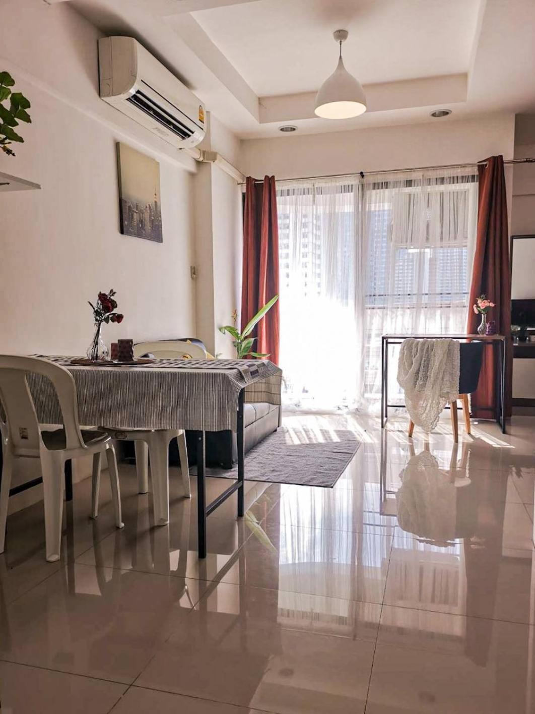 Ferienwohnung Tower Resident In The Heart Of Bangkok Shopping Center Makkasan Exterior foto