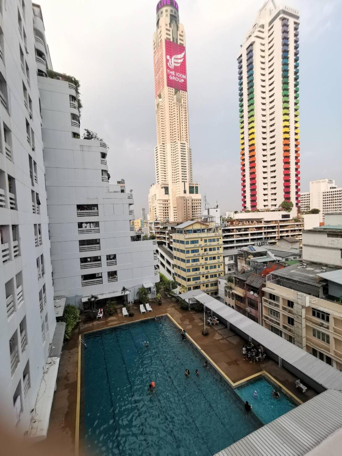 Ferienwohnung Tower Resident In The Heart Of Bangkok Shopping Center Makkasan Zimmer foto